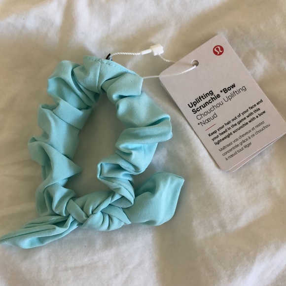 Other - 🌀 2 for $10 Lululemon uplifting scrunchie with bow NWT